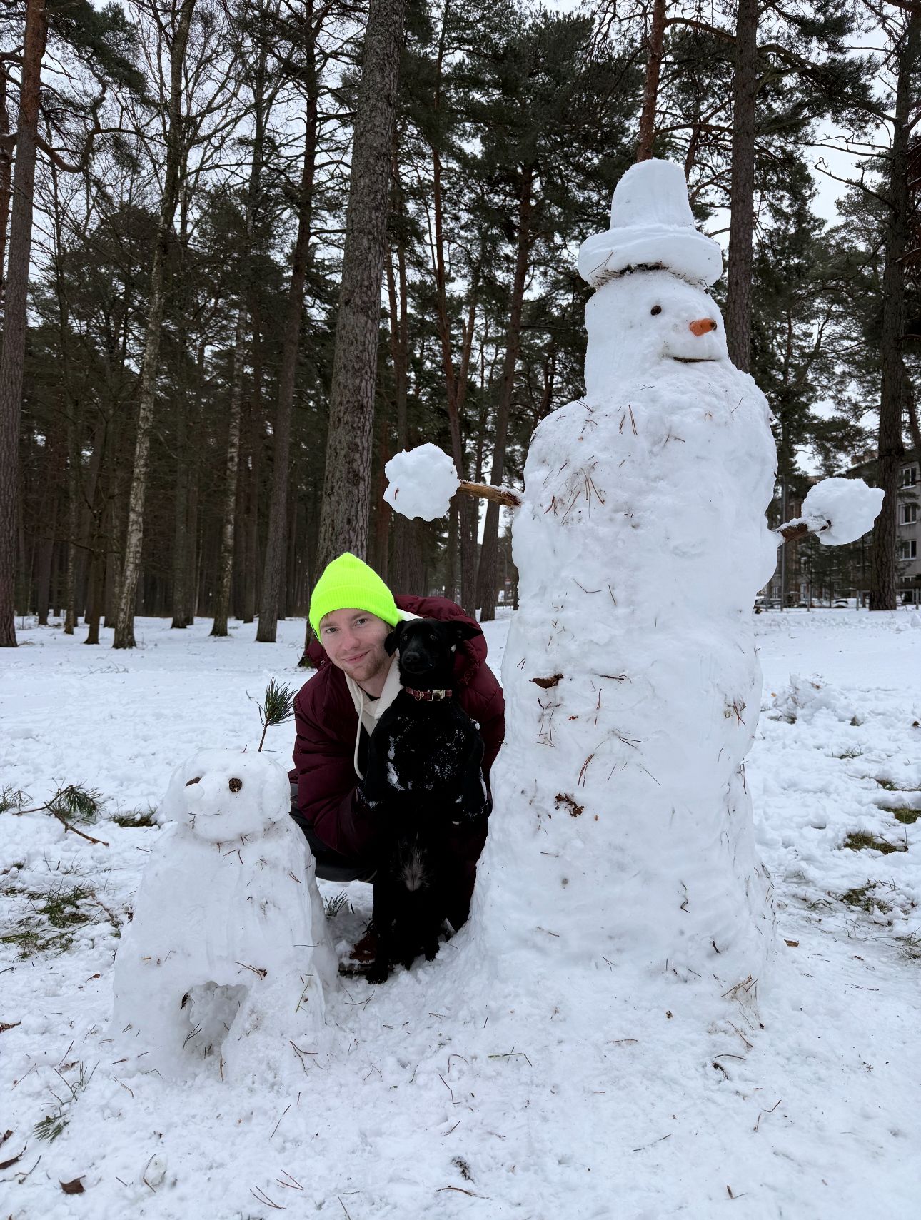 Ed, ChampChase founder, with Luna